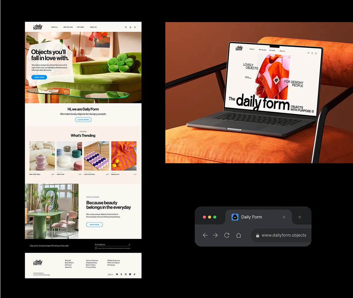 The Daily Form — website and digital