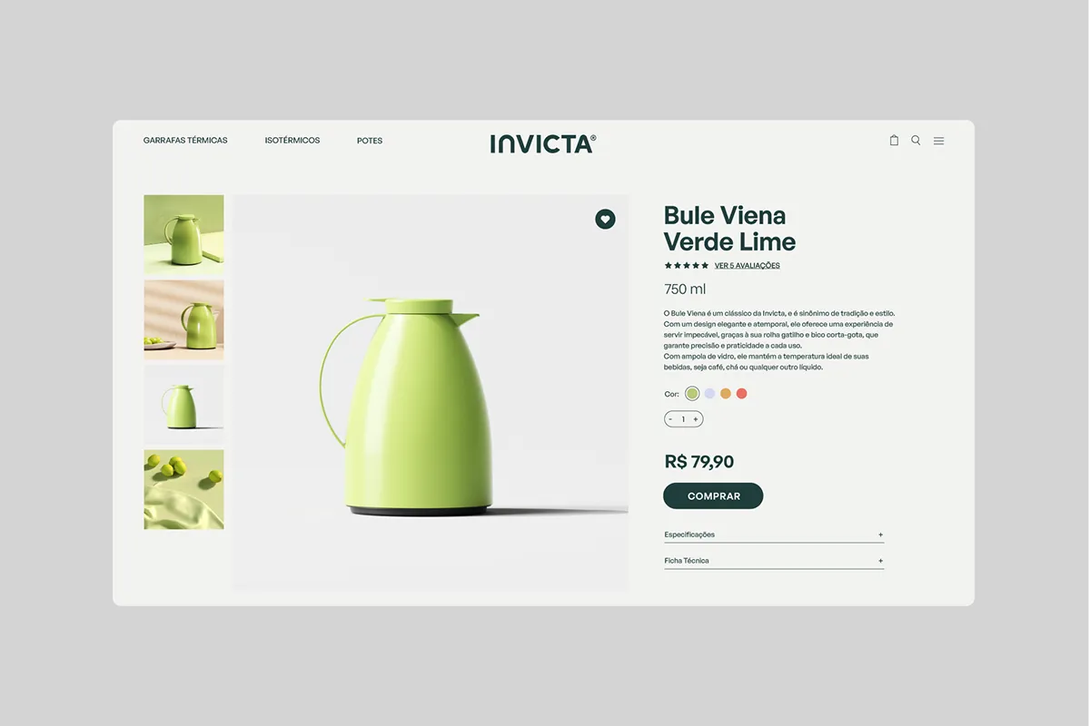 Invicta product detail